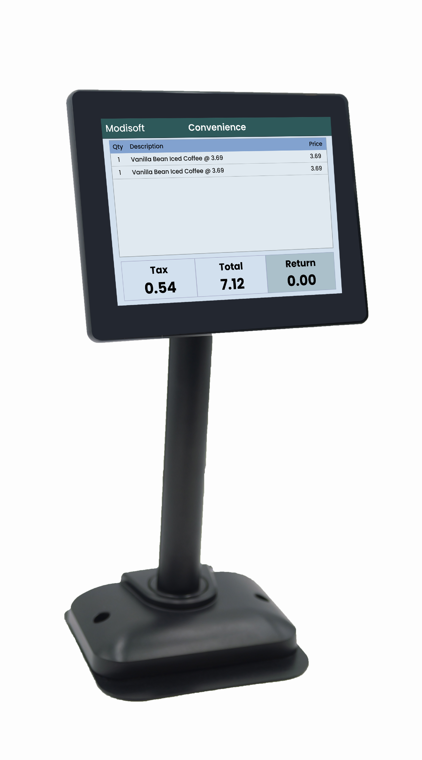 BEMATECH, 7" LCD POLE DISPLAY,USB  Android